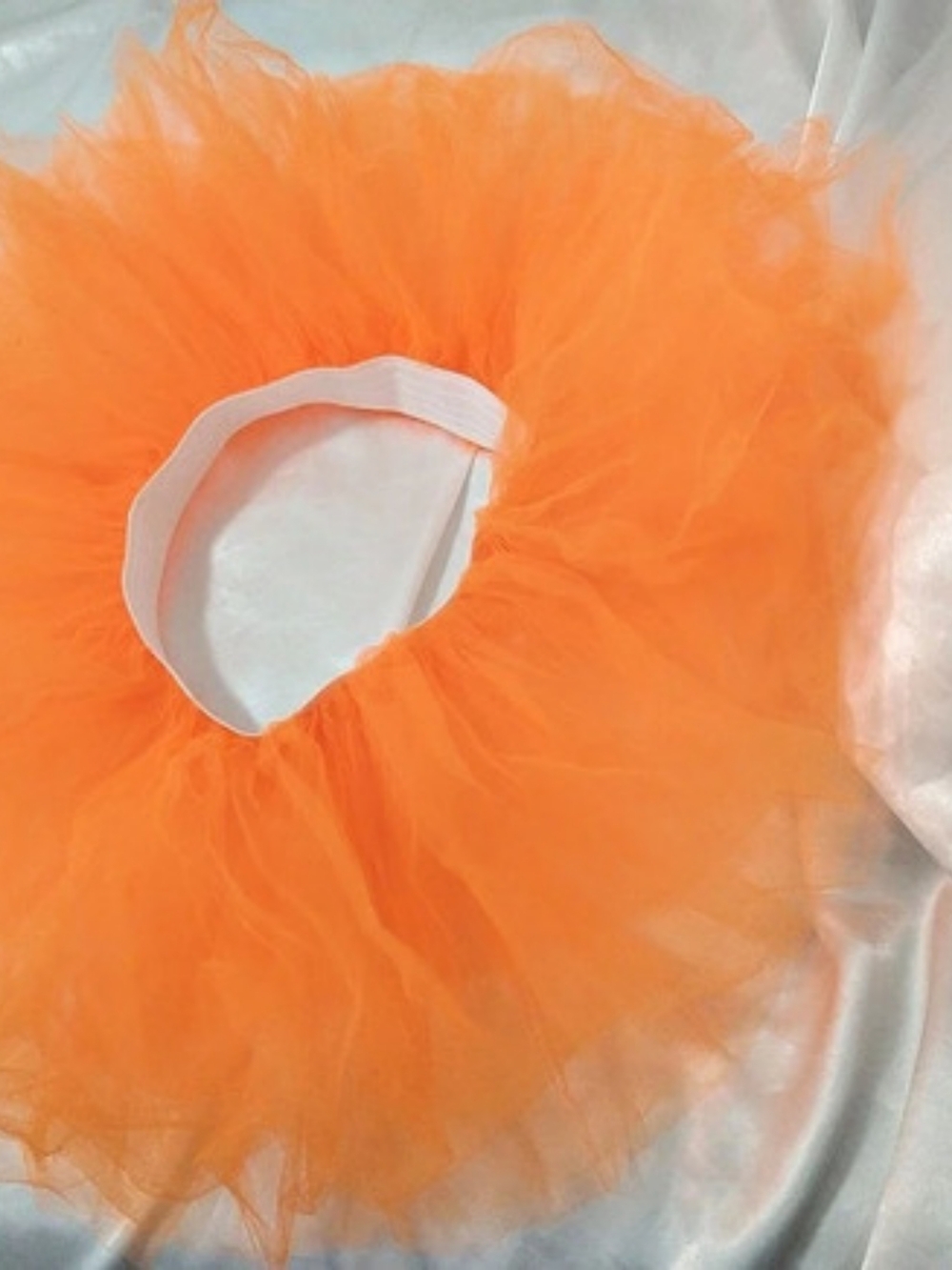 Orange Tutu 5 Layers, Wide Elastic